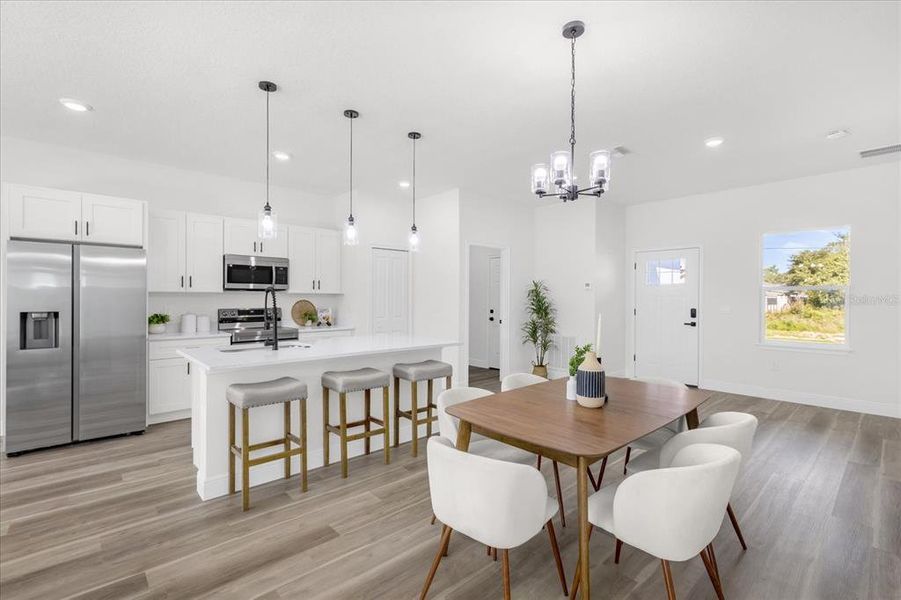 Furnished interior view inside a new home in , Ocala (Image 8). Furnished interior view inside a new home in , Ocala (Image 8).