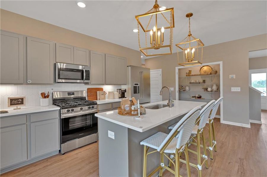 Furnished interior view inside a new home in , Rockmart (Image 5).