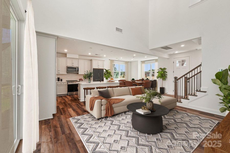 Virtually Staged Great Room