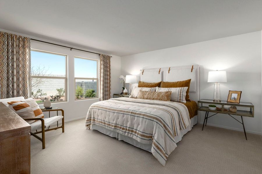 Representative furnished interior of a home built from the 1718 Modeled by KB Home in Mystic Vista Enclaves, Buckeye (Image 5).