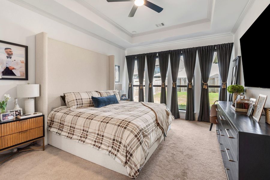 Furnished interior view inside a new home in , Richmond (Image 9). Furnished interior view inside a new home in , Richmond (Image 9).