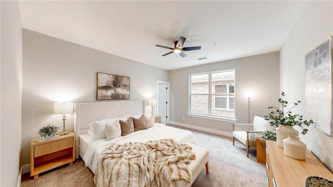 Furnished interior view inside a new home in , Denton (Image 16).