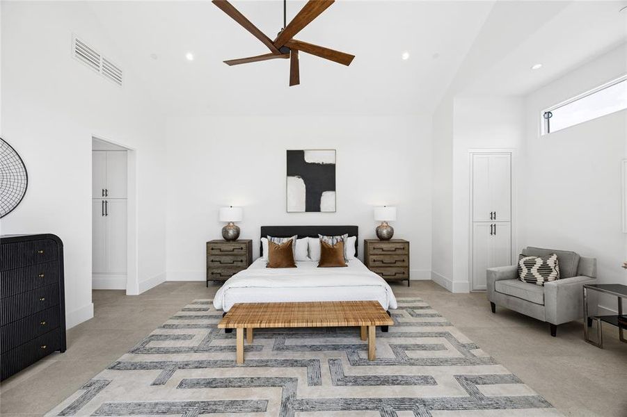 Furnished interior view inside a new home in Avadene at Las Colinas, Irving (Image 40).
