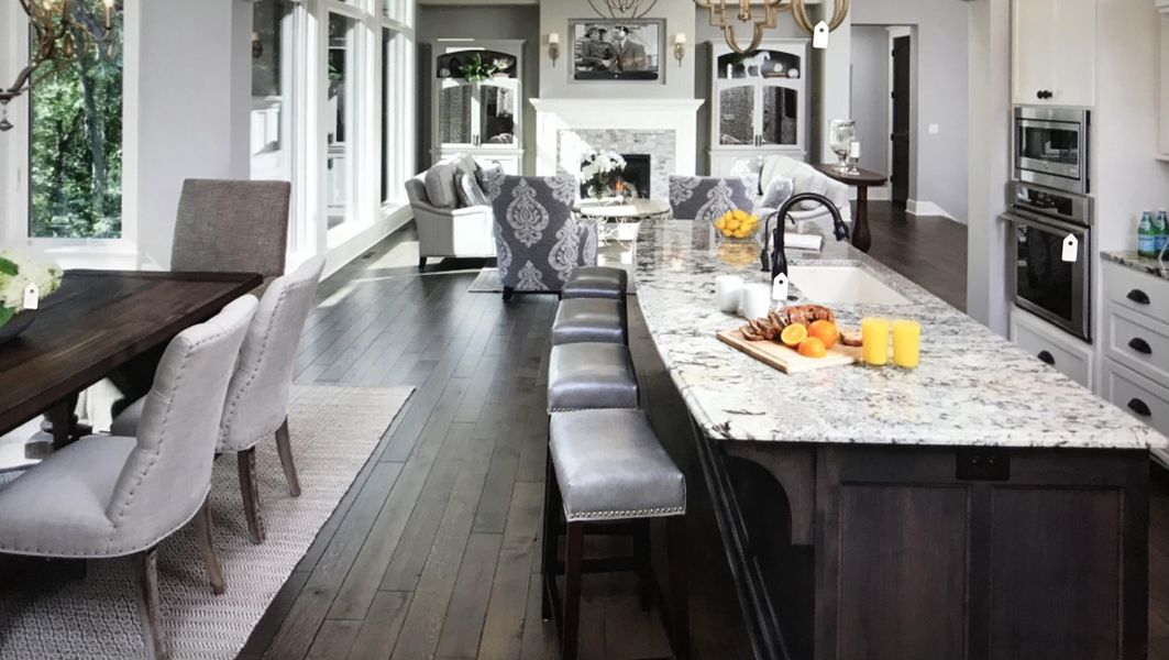 Furnished interior view inside a new home in , Santee (Image 12).