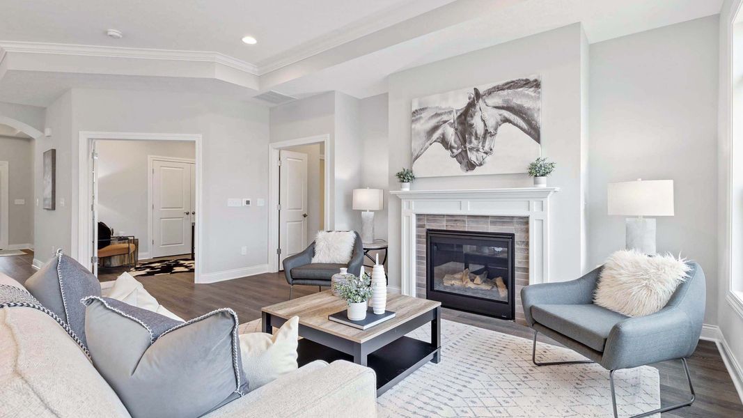 Representative furnished interior of a home built from the Torino by Epcon Communities in The Fairways at Eden, Eden (Image 16). Representative furnished interior of a home built from the Torino by Epcon Communities in The Fairways at Eden, Eden (Image 16).