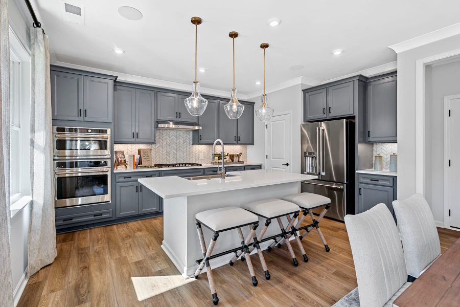 Representative furnished interior of a home built from the Woodwright by Tri Pointe Homes in Alton Creek, Mint Hill (Image 5).