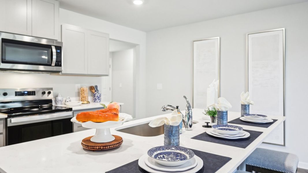 Furnished interior view inside a new home in Villages of Hunters Point, Lebanon (Image 21).