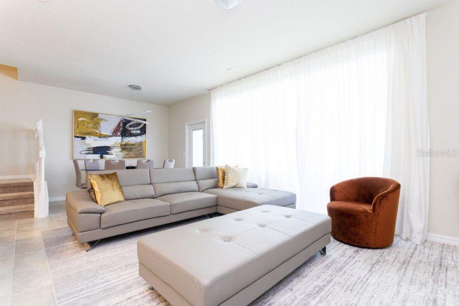 Furnished interior view inside a new home in , Davenport (Image 58). Furnished interior view inside a new home in , Davenport (Image 58).