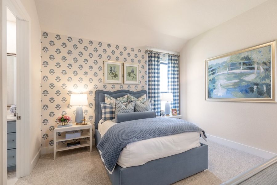 Representative Secondary Bedroom - some options shown Representative Secondary Bedroom - some options shown