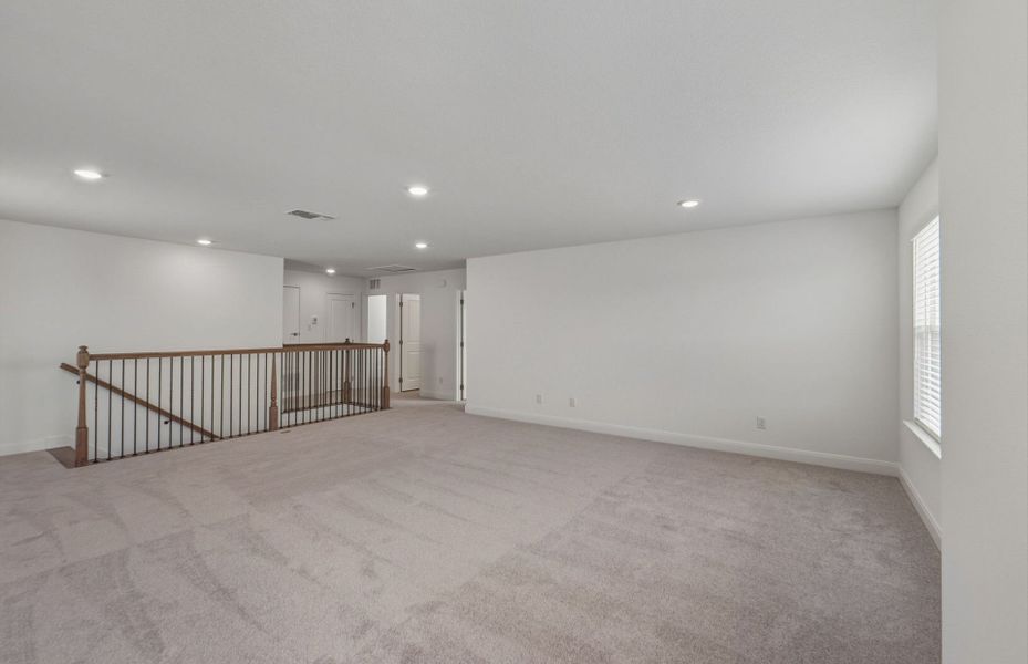 Spacious, unfurnished interior of a new home in Patterson Ranch, Georgetown (Image 22). Spacious, unfurnished interior of a new home in Patterson Ranch, Georgetown (Image 22).
