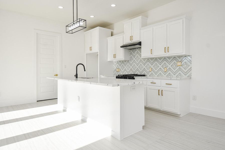 Furnished interior view inside a new home in , Houston (Image 15).