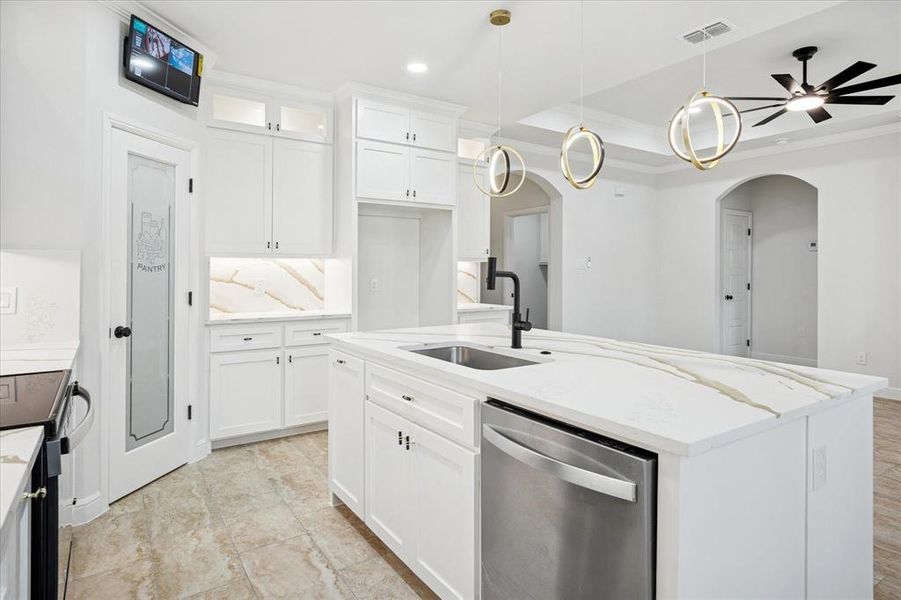 Furnished interior view inside a new home in , Trinidad (Image 14).