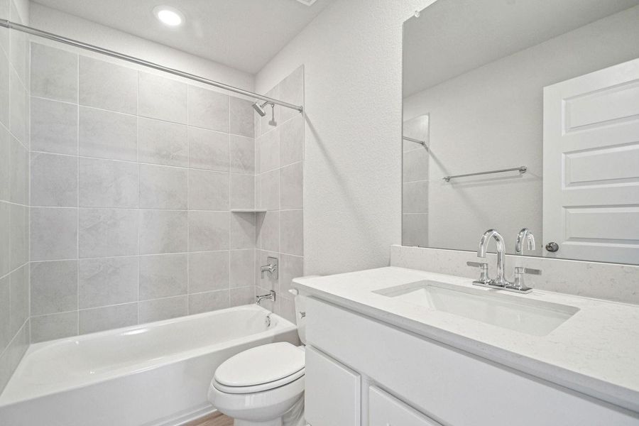 Furnished interior view inside a new home in Avery Centre, Round Rock (Image 12).