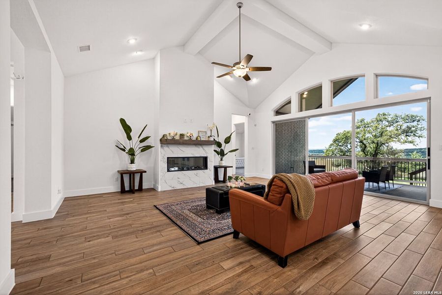 Furnished interior view inside a new home in , Bulverde (Image 32).