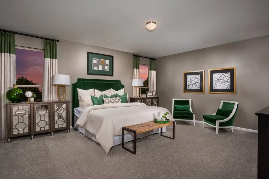 Representative furnished interior of a home built from the 2130 by KB Home in Olympia Falls, Fresno (Image 6).