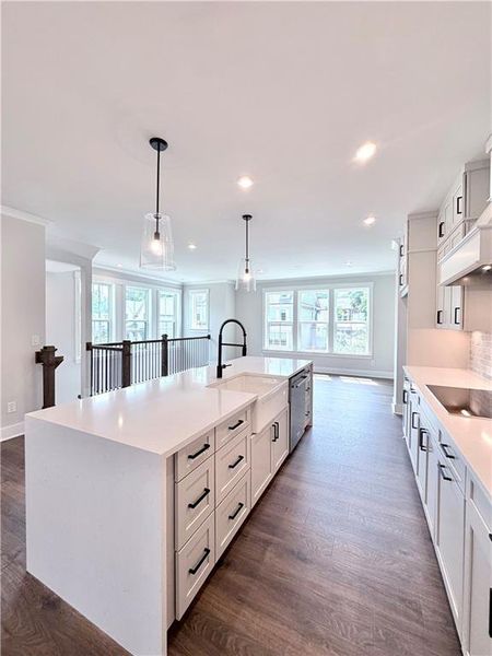Furnished interior view inside a new home in The Groves at Myrtle, Roswell (Image 9).