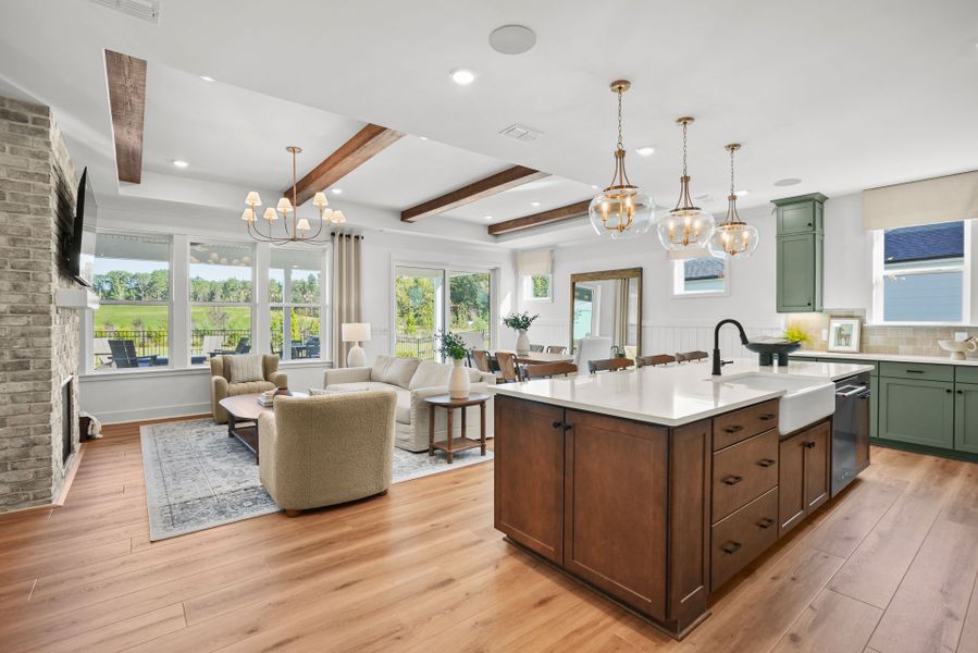 Representative furnished interior of a home built from the Palmary by Del Webb in Del Webb Carolina Ridge, Midland (Image 48).