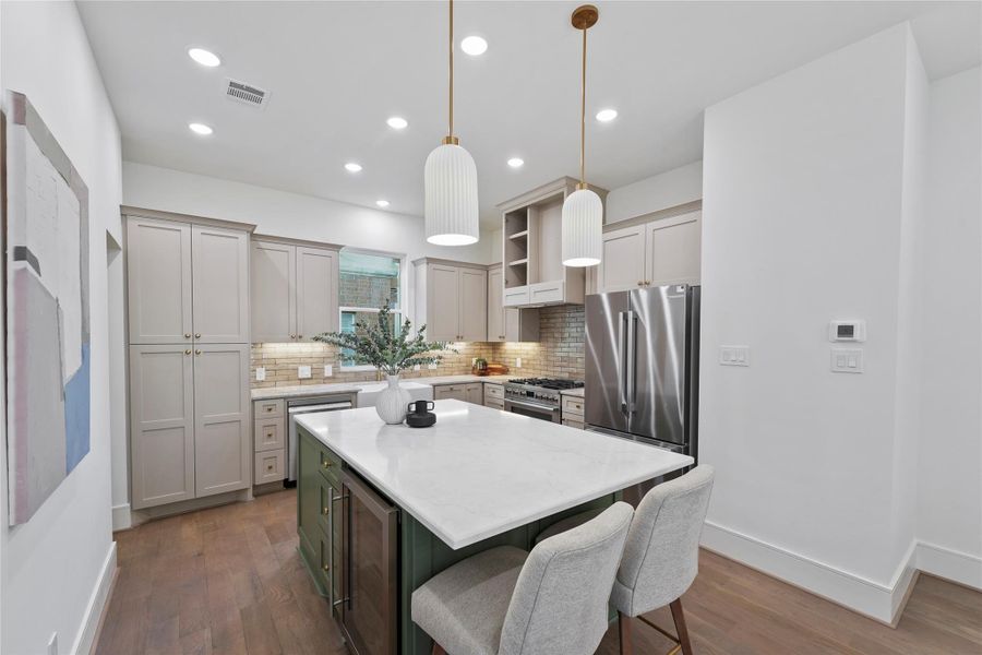 Furnished interior view inside a new home in , Houston (Image 9).