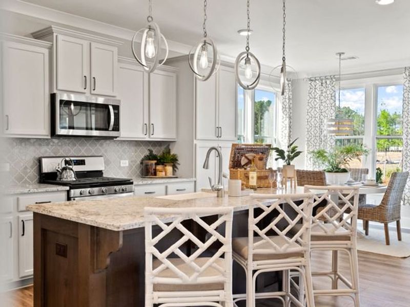 Representative furnished interior of a home built from the Wade by True Homes in Eagles Crest, Pageland (Image 2).