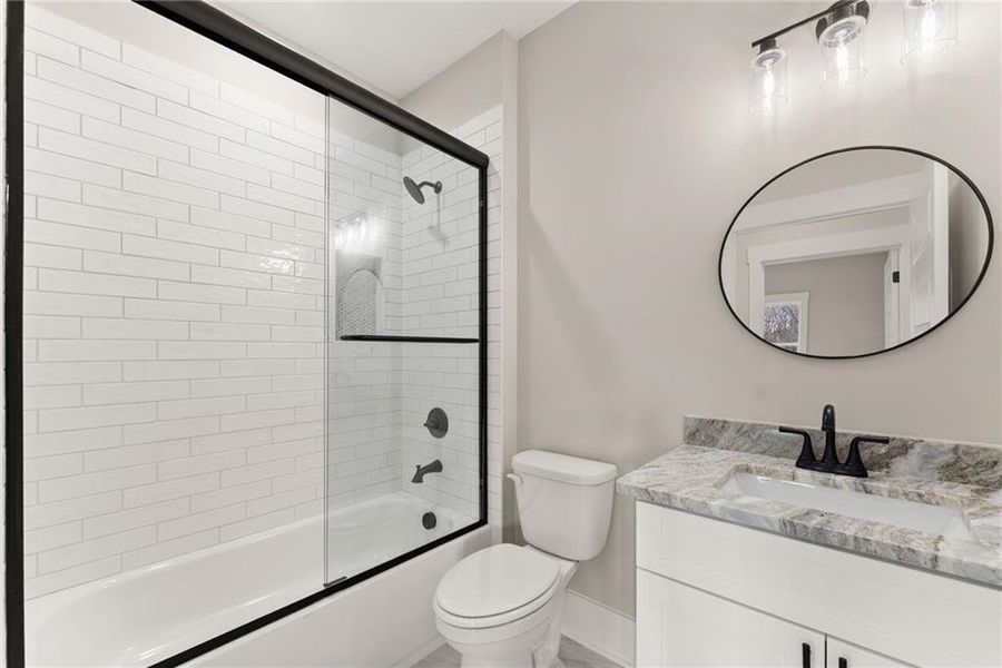 Furnished interior view inside a new home in , Clarkesville (Image 10).