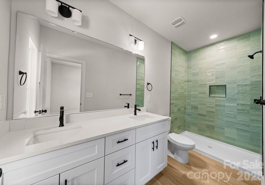 Furnished interior view inside a new home in , Charlotte (Image 38).