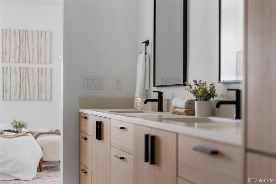 Furnished interior view inside a new home in , Denver (Image 10).