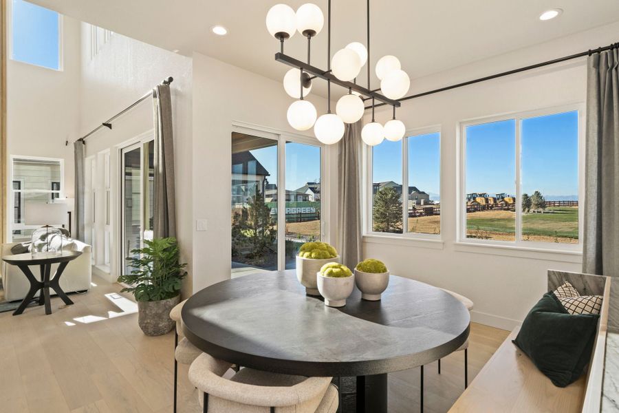 Representative furnished interior of a home built from the 4 by Trumark Homes in Festival at RainDance, Windsor (Image 31).