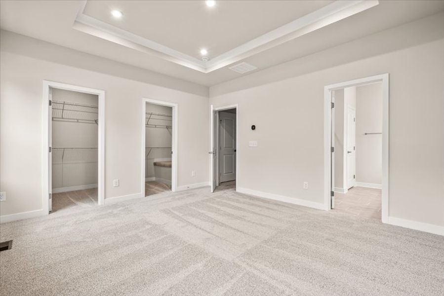 Spacious, unfurnished interior of a new home in Townes at The Station, Apex (Image 18).