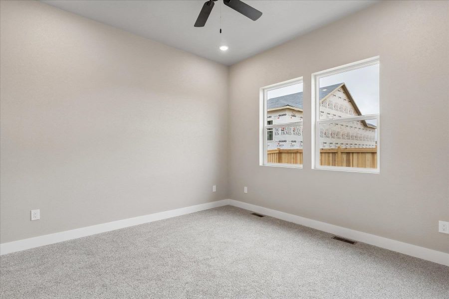 Spacious, unfurnished interior of a new home in Aspen Meadows-4, Colorado Springs (Image 13). Spacious, unfurnished interior of a new home in Aspen Meadows-4, Colorado Springs (Image 13).