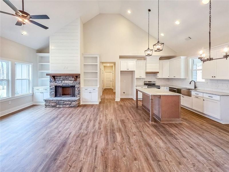 Furnished interior view inside a new home in , Dallas (Image 3).