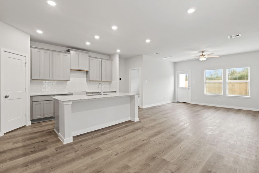 Furnished interior view inside a new home in Barrett Crossing, Crosby (Image 8).