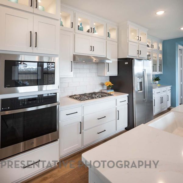 Furnished interior view inside a new home in Pomona, Manvel (Image 12).