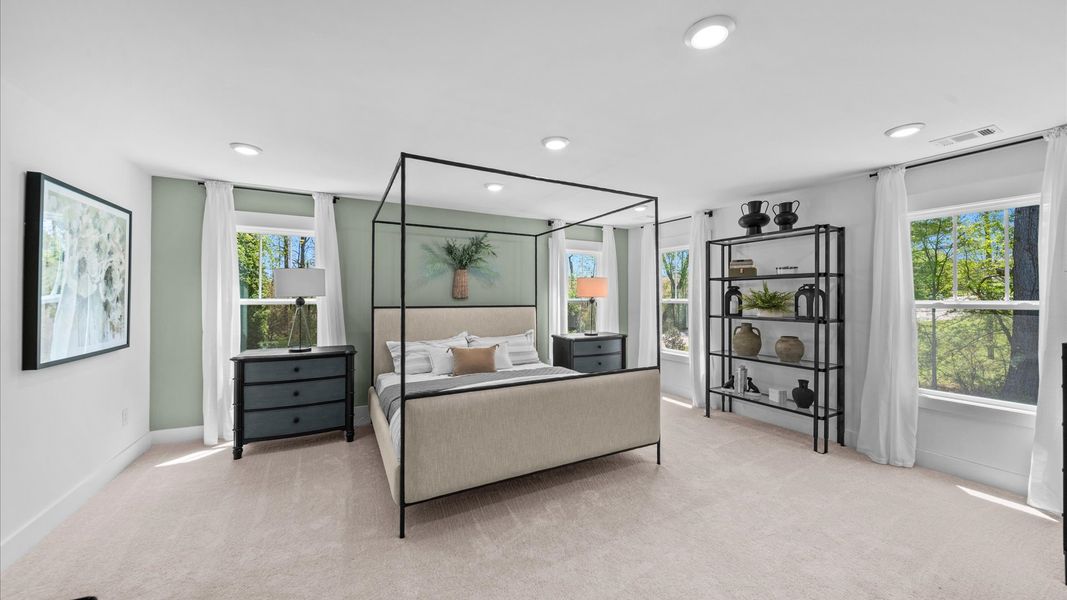 Furnished interior view inside a new home in Woodglen, Piedmont (Image 16).