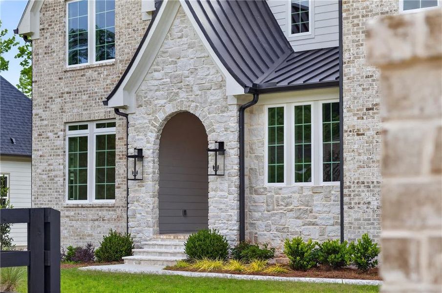 Exterior details and patio area of a home in , Buford (Image 40).