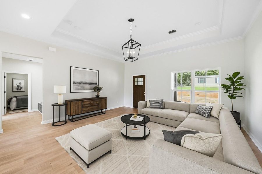 Virtually staged livingroom Virtually staged livingroom