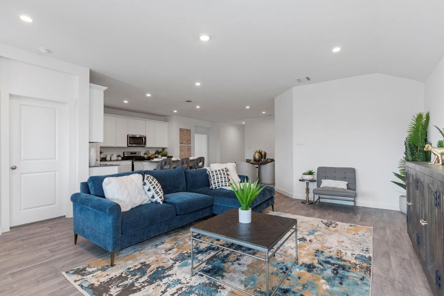 Furnished interior view inside a new home in Emberly, Beasley (Image 5).