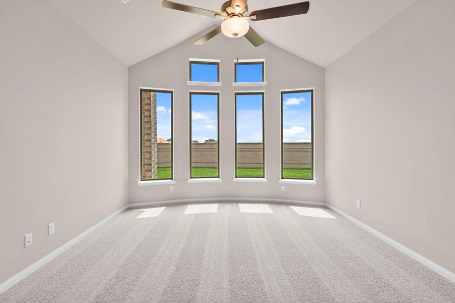 Spacious, unfurnished interior of a new home in Bridgeland, Cypress (Image 24).
