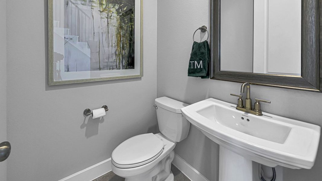 Furnished interior view inside a new home in Avalon at Cypress, Cypress (Image 10).