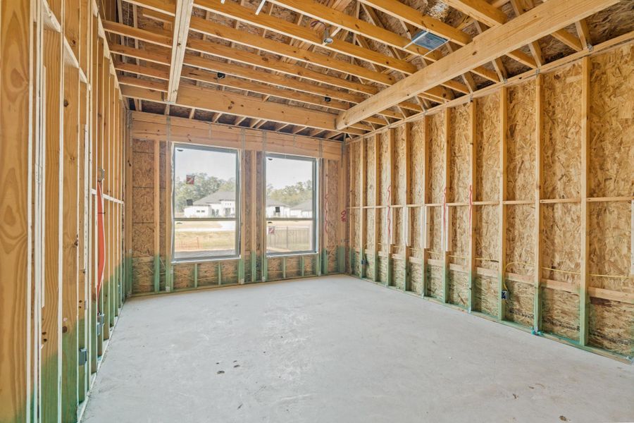 In-progress construction of a new home in The Park and The Reserve, Fulshear, TX (Image 15).