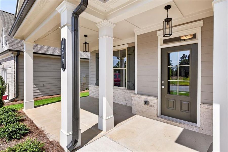 Exterior details and patio area of a home in , Buford (Image 30).