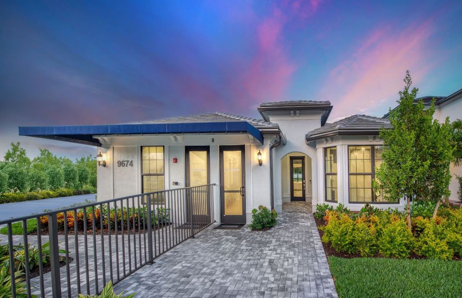 Exterior details and patio area of a home in Hendrix Reserve, Lake Worth (Image 1). Exterior details and patio area of a home in Hendrix Reserve, Lake Worth (Image 1).