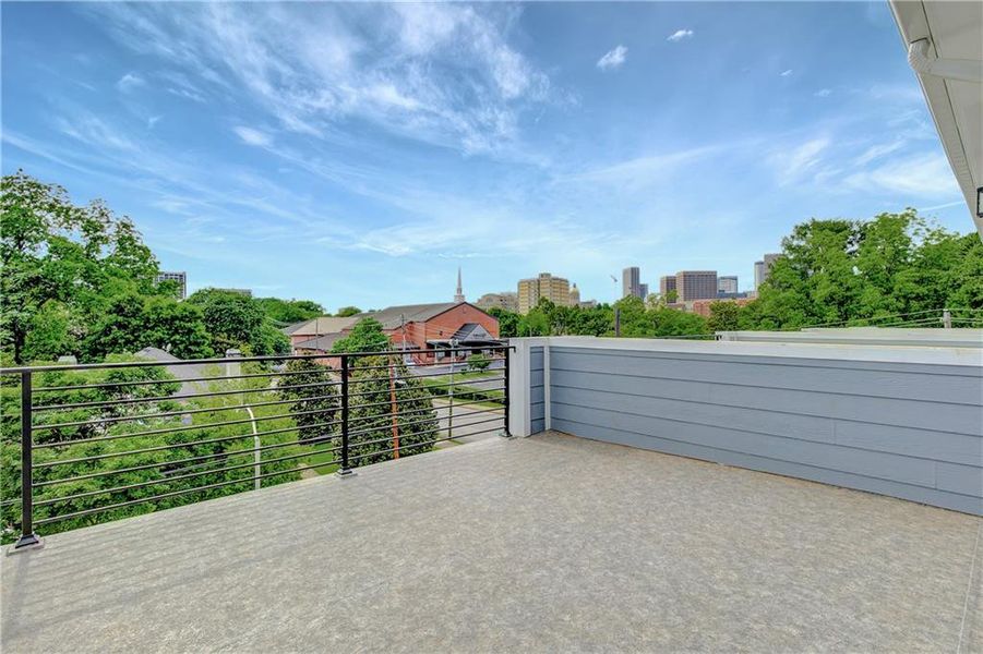 Exterior details and patio area of a home in , Atlanta (Image 3).