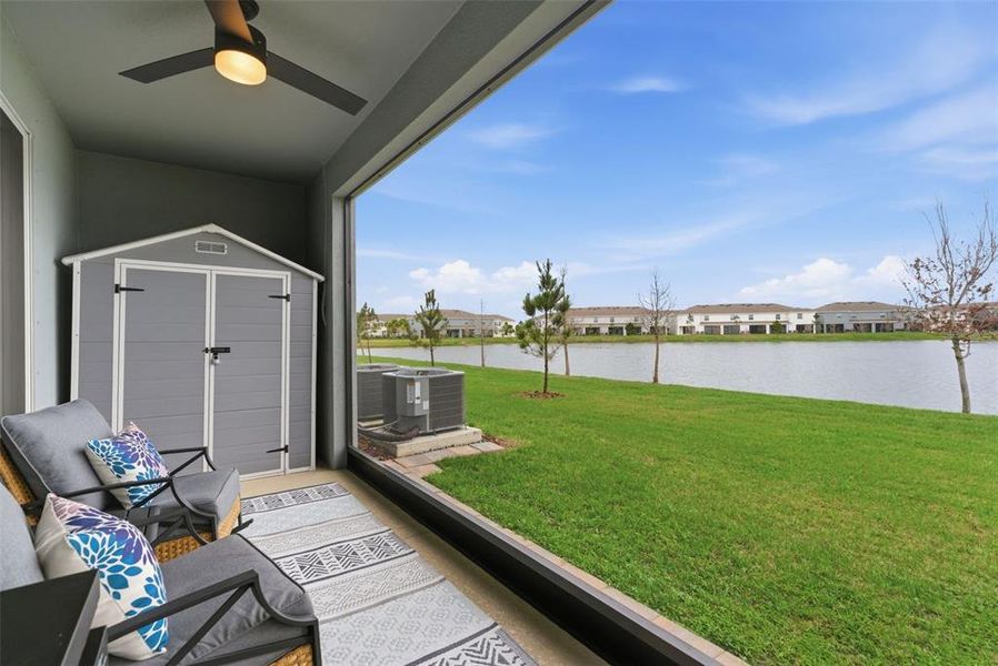 Exterior details and patio area of a home in , Apollo Beach (Image 3). Exterior details and patio area of a home in , Apollo Beach (Image 3).