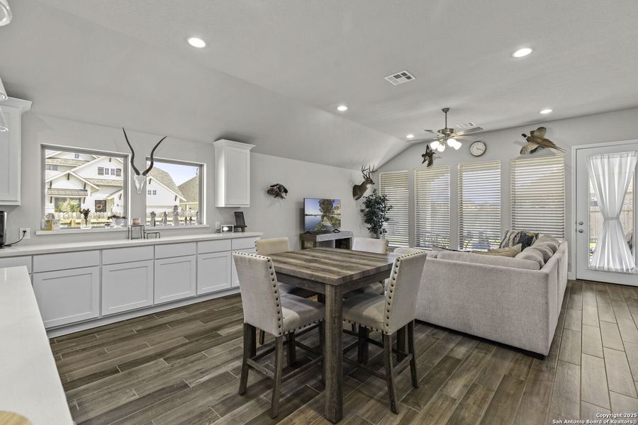 Furnished interior view inside a new home in The Village of Mill Creek 50', Seguin (Image 14).