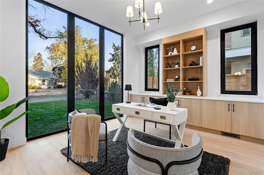 Furnished interior view inside a new home in , Denver (Image 43).