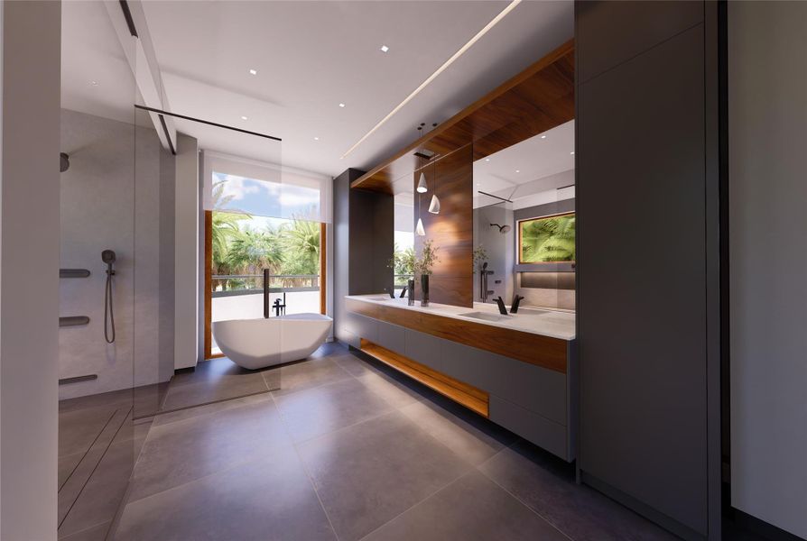 Furnished interior view inside a new home in , Lighthouse Point (Image 11). Furnished interior view inside a new home in , Lighthouse Point (Image 11).