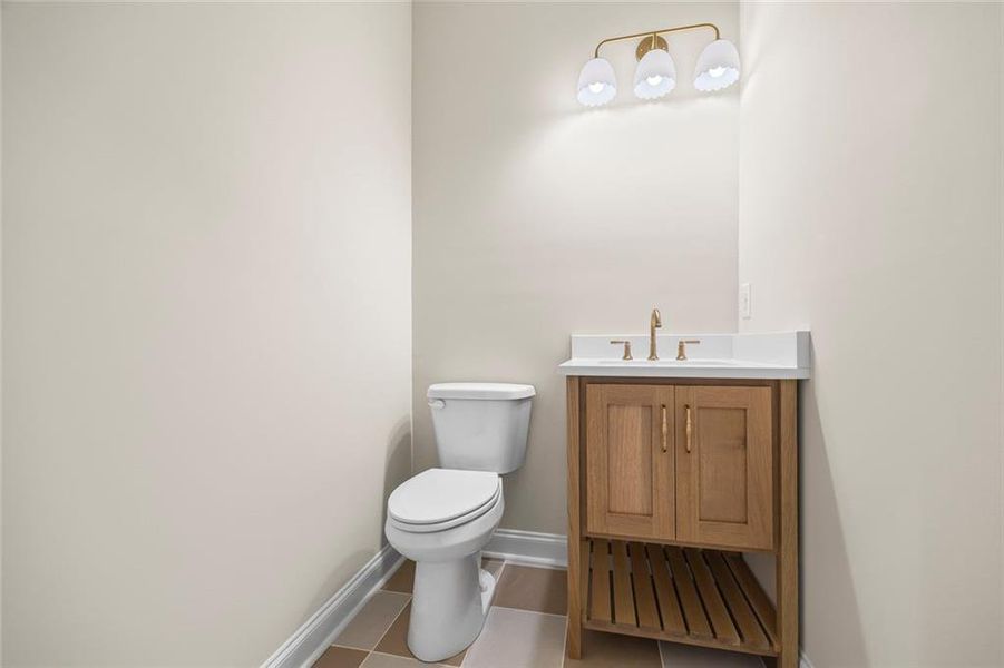 Furnished interior view inside a new home in , Monroe (Image 50).
