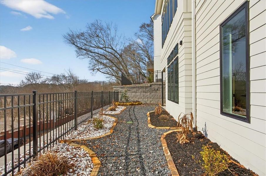 Exterior details and patio area of a home in , Canton (Image 21).