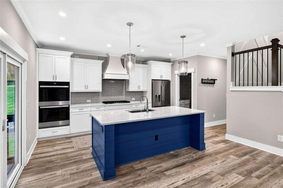 Furnished interior view inside a new home in , Hoschton (Image 51).