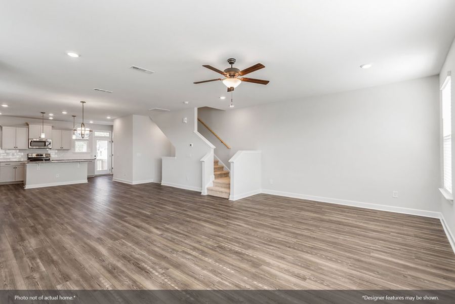 Spacious, unfurnished interior of a new home in Renaissance at White Oak, Garner (Image 17).